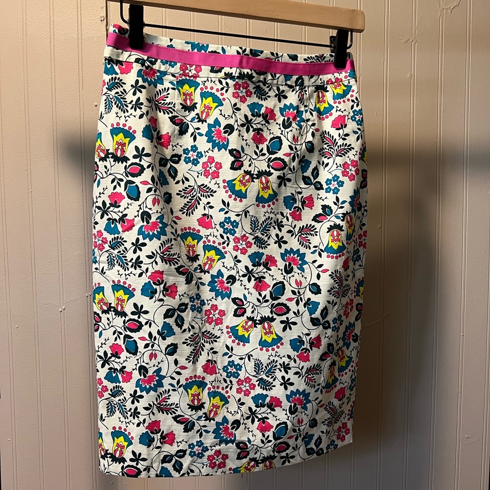 Boden Floral Pencil Skirt - Size US 4R - NWT